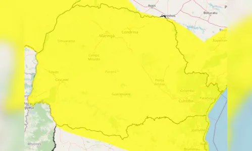 
						
							Paraná está sob alerta climático; temperaturas devem cair de 3°C a 5°C
						
						