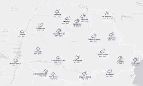 
						
							Frio não acabou! Veja quando temperaturas voltam a cair no Paraná
						
						