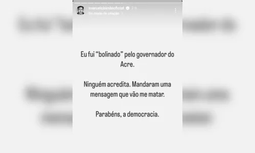 
						
							Marcelo Bimbi, ex de Nicole Bahls, acusa governador do Acre de estupro
						
						