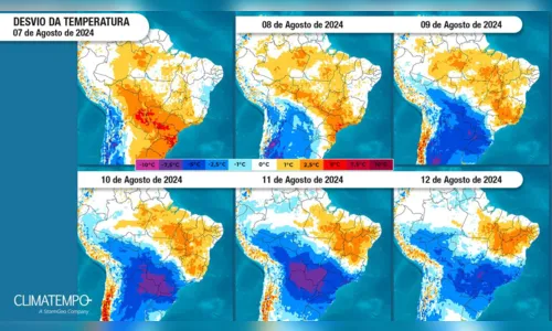 
						
							Reviravolta no clima e nova onda de frio gera alerta no Sul do país
						
						