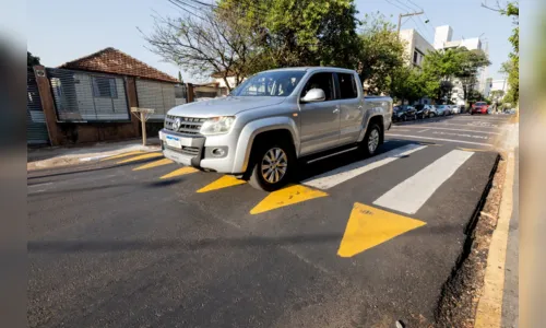 
						
							Apucarana implanta mais 27 faixas elevadas de pedestres; veja locais
						
						