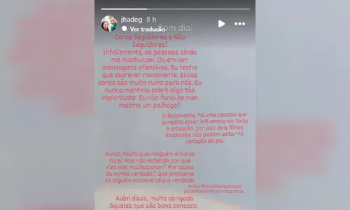 
						
							Mãe da suposta filha de Neymar desabafa: 'Nunca mentiria'
						
						