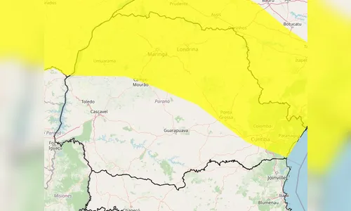 
						
							Paraná está sob alerta de tempestades; saiba onde pode chover
						
						