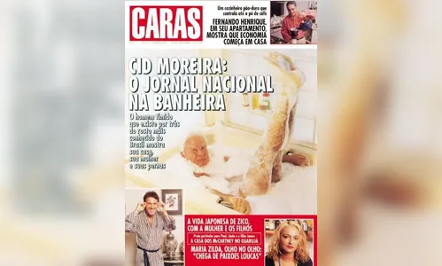 
						
							Cid Moreira posou de pernas para o ar em capa icônica de revista; veja
						
						