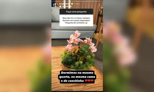 
						
							Ticiane Pinheiro fala sobre dormir em quarto separado de Cesar Tralli
						
						