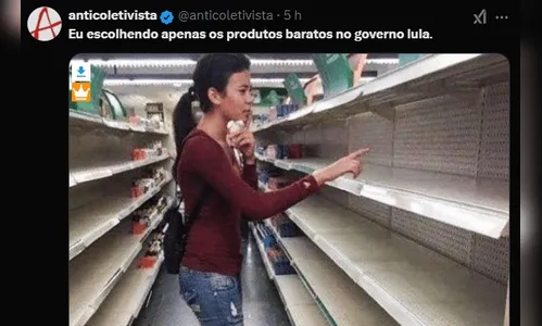 
						
							Fala de Lula sobre não comprar comida vira meme na internet; confira
						
						