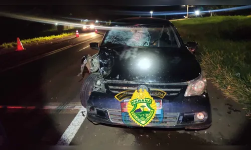 
						
							Motociclista morre após batida frontal com carro na PR-466 em Ivaiporã
						
						