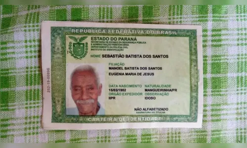 

							Paranaense de 123 anos pode ser o homem mais velho do mundo

						