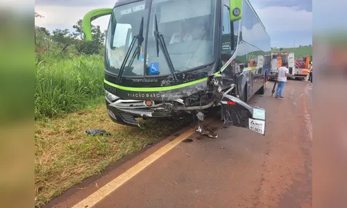 
						
							Acidente entre ônibus e carro deixa uma pessoa morta na BR-369
						
						