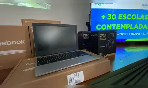 
						
							NRE de Apucarana recebe mais de 1,6 mil chromebooks e headsets
						
						