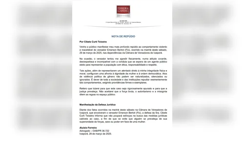 
						
							Polêmica na Câmara de Ivaiporã após acusação de tentativa de agressão
						
						