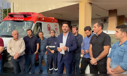 
						
							Prefeitura entrega ambulância para o Samu e dois carros para Saúde
						
						
