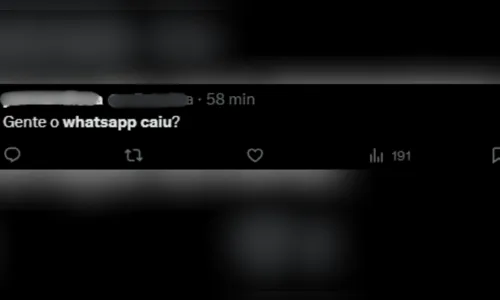 
						
							WhatsApp não envia mensagem: usuários relatam problemas neste sábado
						
						