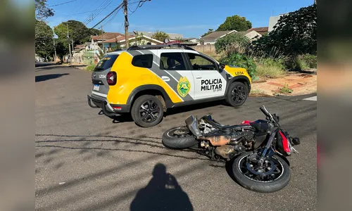 
							Motociclista fica ferido após acidente na Vila São Carlos em Apucarana
						
						