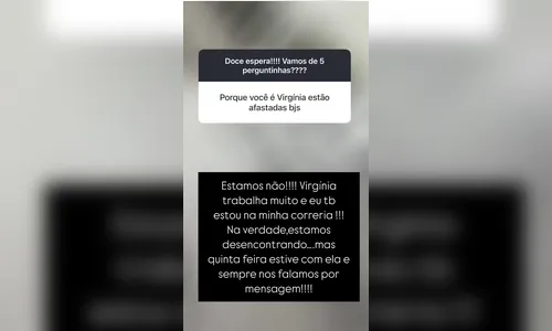 
						
							Poliana Rocha rebate rumores sobre briga com a nora Virginia
						
						