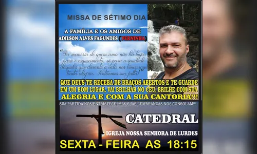 
							Missa de 7º dia de apucaranense que morreu na Argentina é nesta sexta
						
						