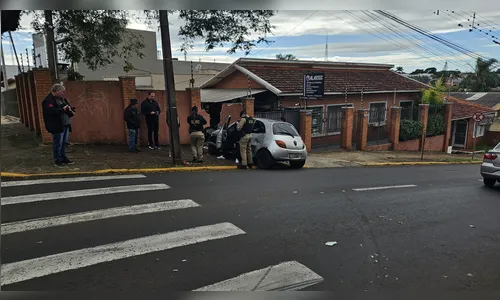 
							Motociclista fica ferida em acidente no centro de Apucarana
						
						