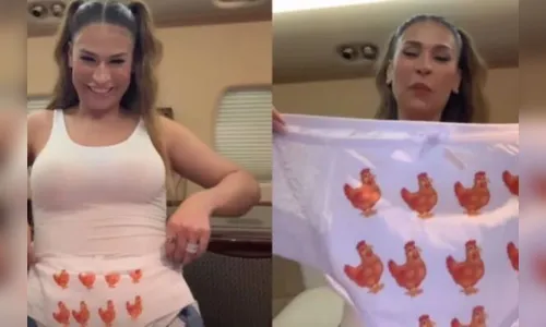 
							Simone Mendes ganha galinha durante show
						
						
