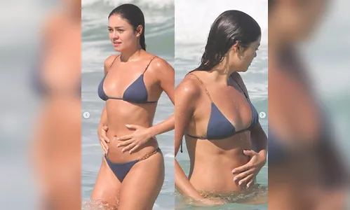   							Xamã é flagrado tocando barriga de Sophie Charlotte  						  						