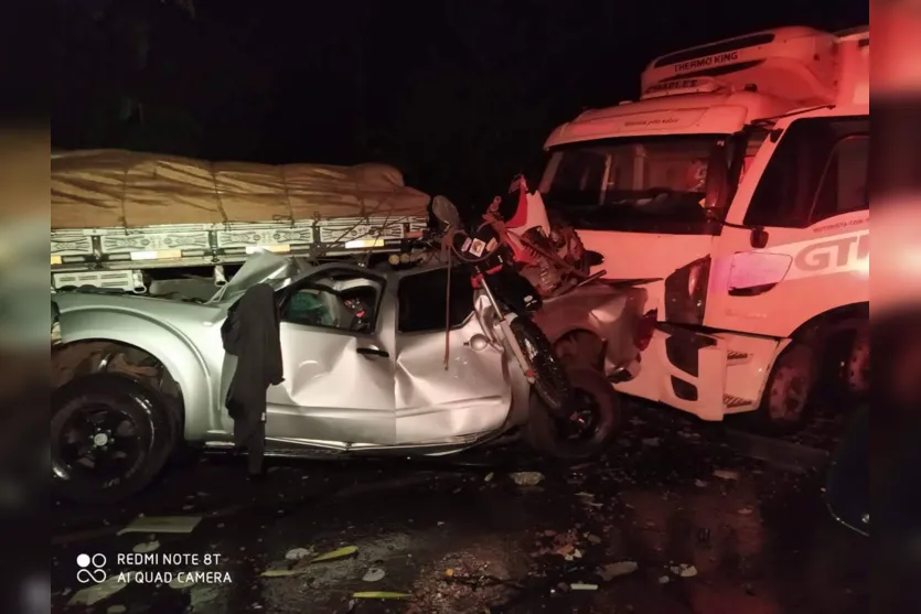 Grave acidente envolve 7 veículos na PR-317