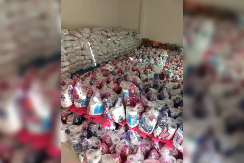 ONG Arte & Vida distribui 1 mil cestas básicas em Arapongas