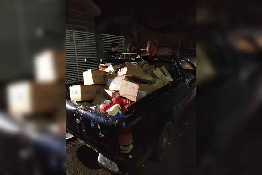 PM de Apucarana prende ladrões e recupera carga roubada na madrugada