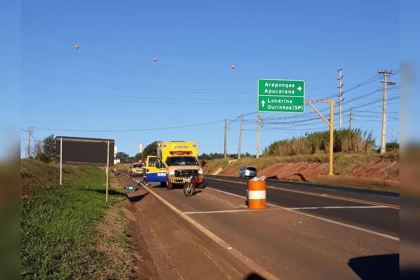 Motociclista perde a vida após acidente na PR-444