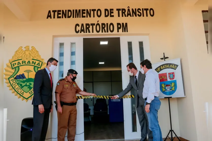 PM inaugura cartório e setor de trânsito na área central de Apucarana