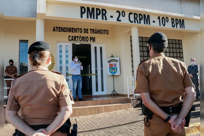 PM inaugura cartório e setor de trânsito na área central de Apucarana