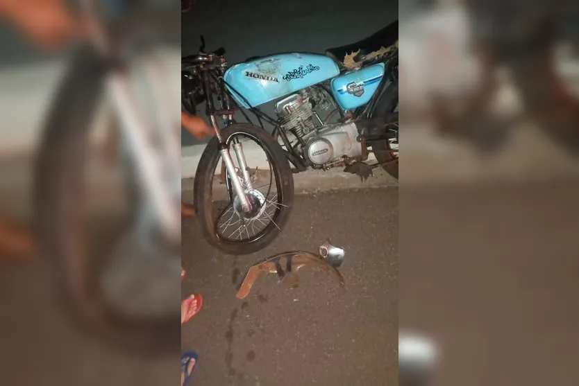 Motociclista fica gravemente ferido depois de acidente em Marilândia