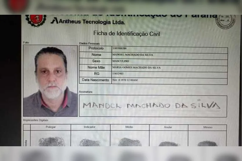 Acusado de matar ator de Chiquititas fez documento falso no Norte do PR