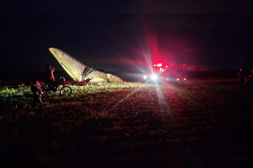 Morre piloto de ultraleve que caiu em Arapongas