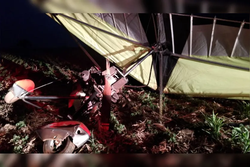 Morre piloto de ultraleve que caiu em Arapongas