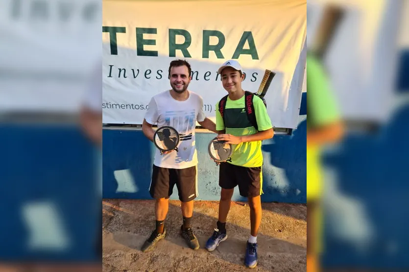 Apucaranenses são destaque em campeonato paranaense de tênis