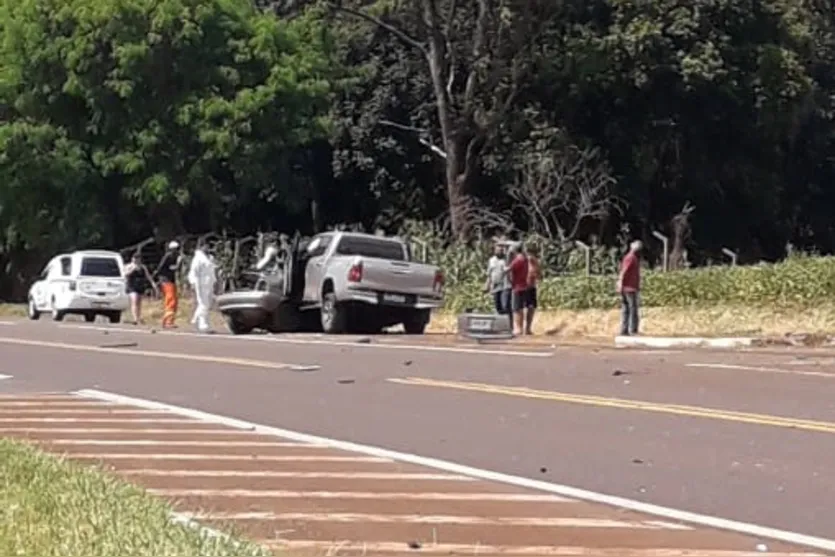 Bombeiros atendem acidente no trevo de Ivaiporã