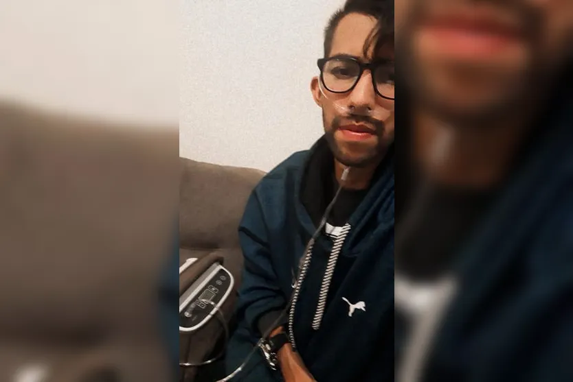 Jovem de Apucarana compra oxigênio portátil com ajuda de "vaquinha"