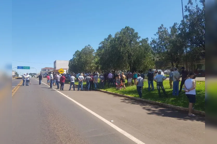 Moradores consideram sucesso manifestação contra pedágio
