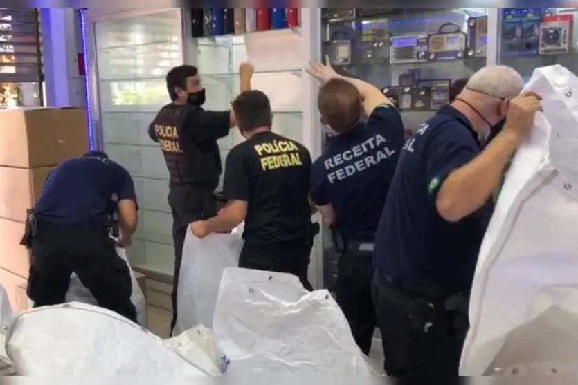 PF e Receita Federal apreendem mais de R$1 milhão em mercadorias
