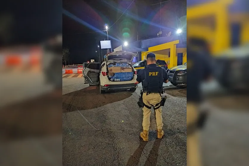 PRF apreende mais de R$ 117 mil reais em cigarros contrabandeados na região de Campo Mourão