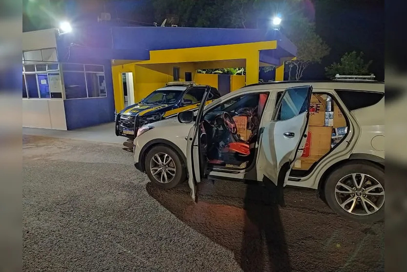 PRF apreende mais de R$ 117 mil reais em cigarros contrabandeados na região de Campo Mourão