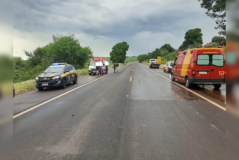 PRF atende acidente com óbito de uma criança