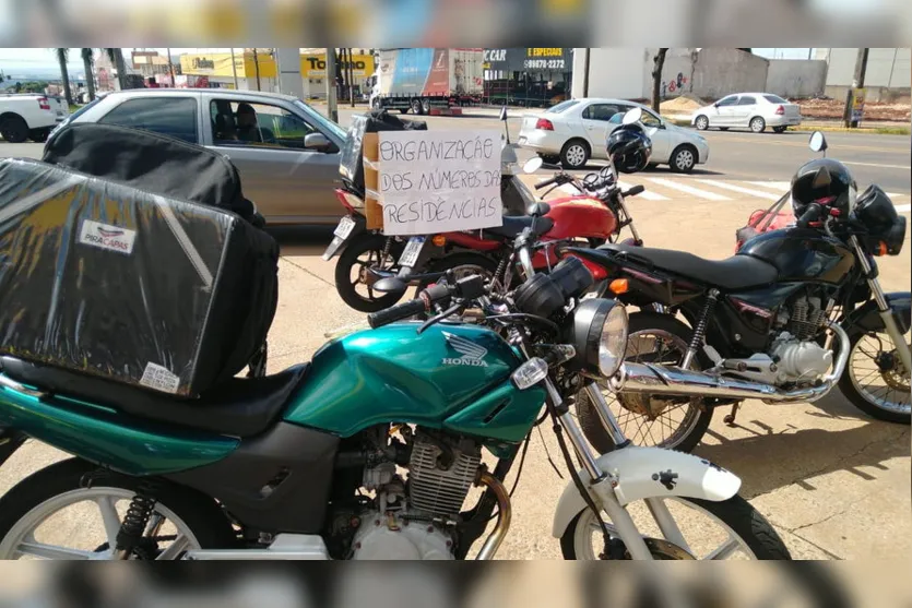 Protesto contra a alta do combustível mobiliza Motoboys; assista