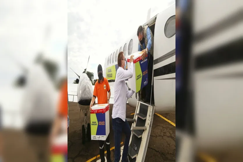 Vacina chega a todas as regionais de Saúde em tempo recorde