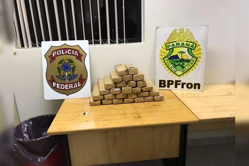 PF prende suspeito com drogas no Paraná