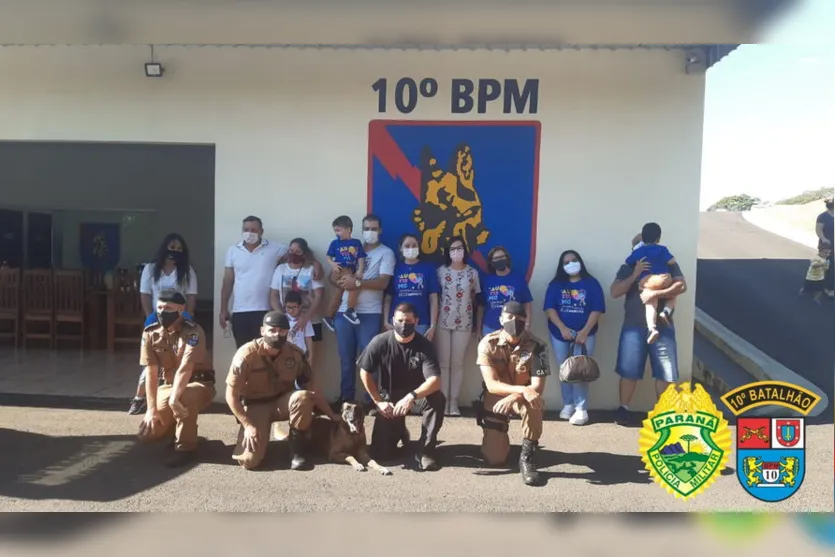 10° BPM recebe crianças com transtorno do espectro autista