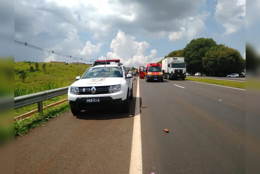 Acidente fatal é registrado no Contorno Sul de Apucarana