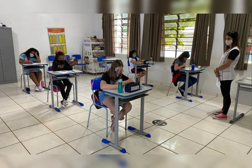 Alunos do 1º ao 5 º ano participam de avaliação diagnóstica