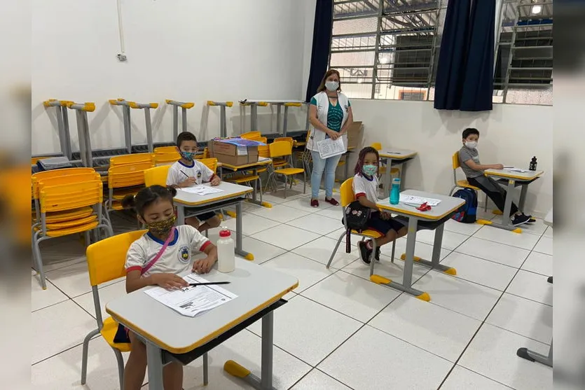 Alunos do 1º ao 5 º ano participam de avaliação diagnóstica