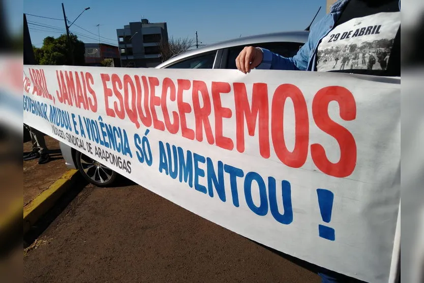 App Sindicato realiza manifestação nesta quinta; Assista
