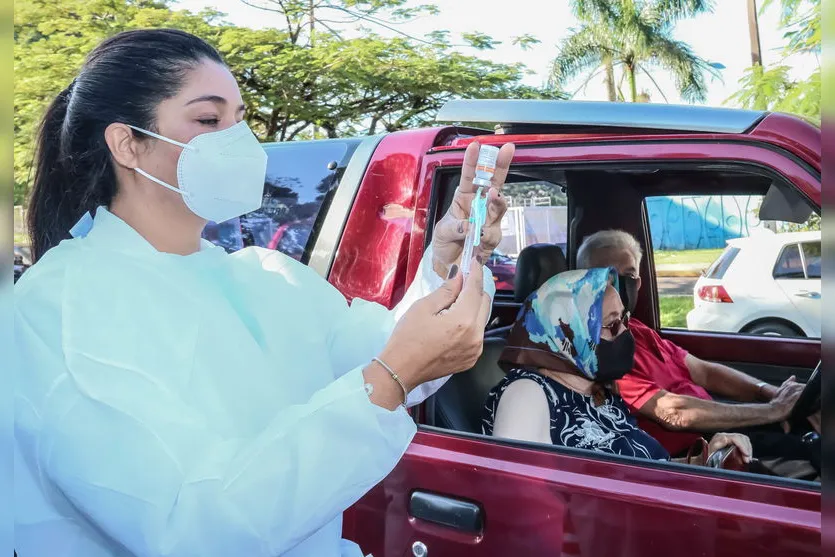 Apucarana prepara vacinação para idosos de 75 a 77 anos